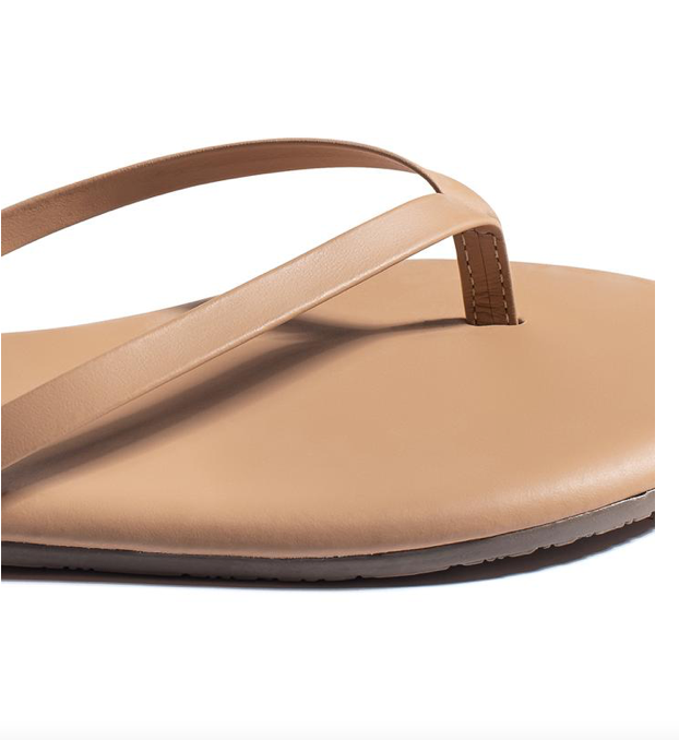 TKEES WOMENS LEATHER FLIP FLOP - NUDES - Pretty Boutique