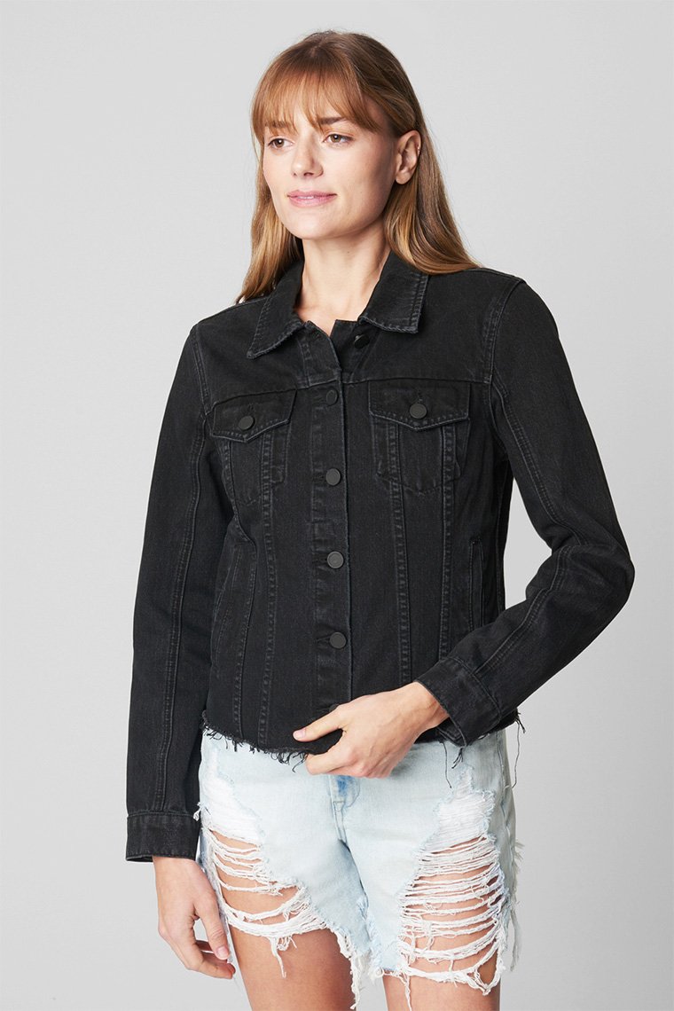 Blank nyc 2024 black denim jacket